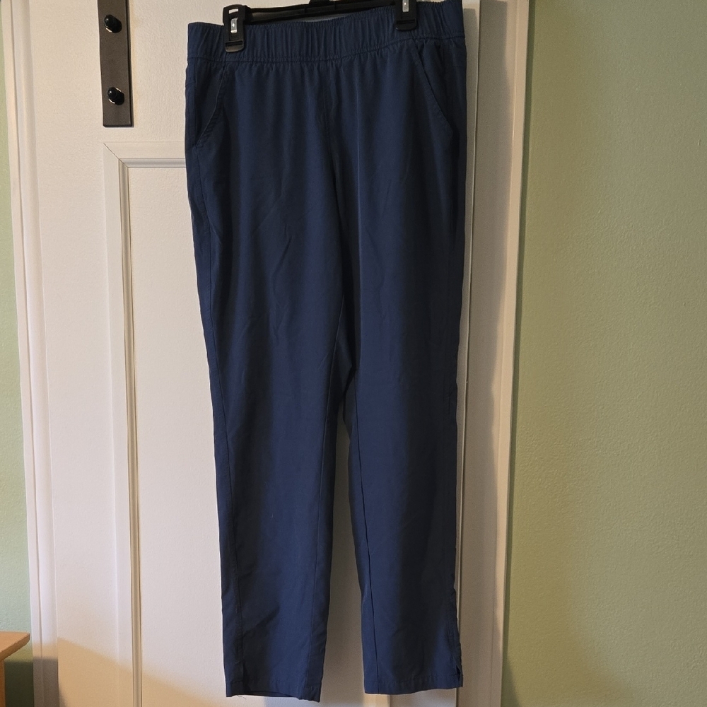 Eddie Bauer Blue Trousers with Elastic Waistband
